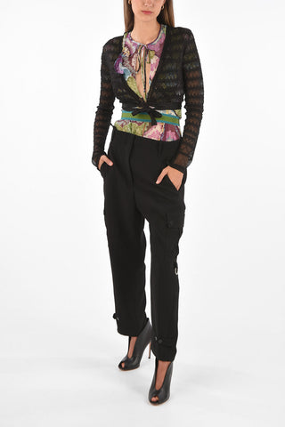Cardigan Crop a Maniche Lunghe  