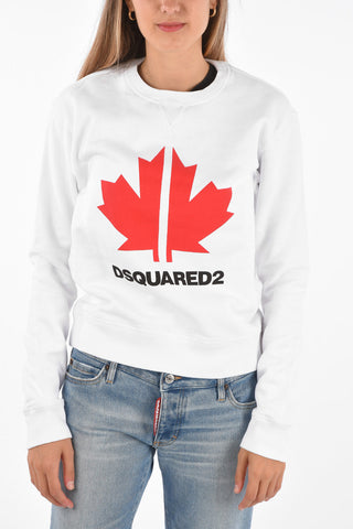Printed Crew-Neck Sweatshirt