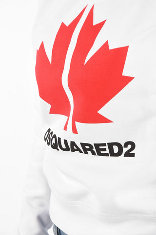Printed Crew-Neck Sweatshirt