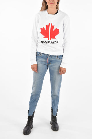 Printed Crew-Neck Sweatshirt