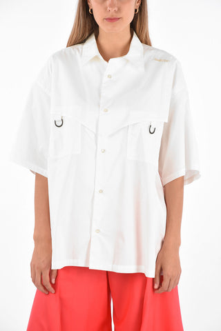 popeline short sleeve blouse