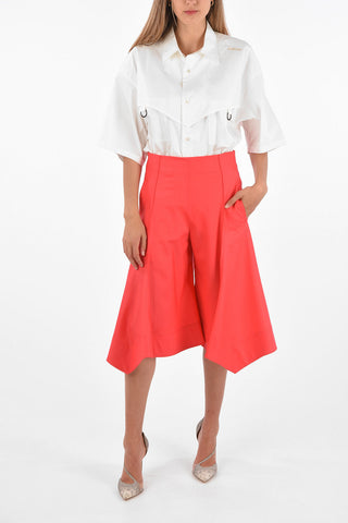 popeline short sleeve blouse