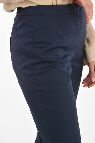crop Mid-rise waist straight pants