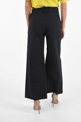high-rise waist gaucho pants