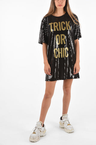 COUTURE! Mini Shift Dress in Pailettes