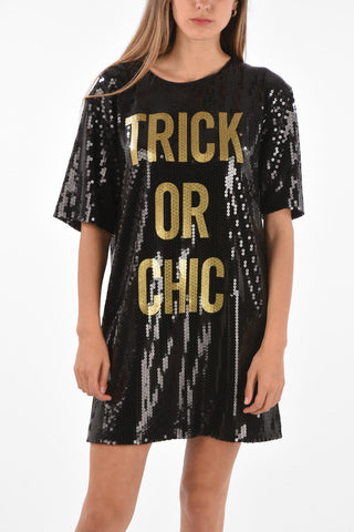 COUTURE! Mini Shift Dress in Pailettes