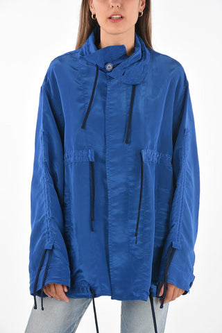 Drawstring Oversized Jacket 