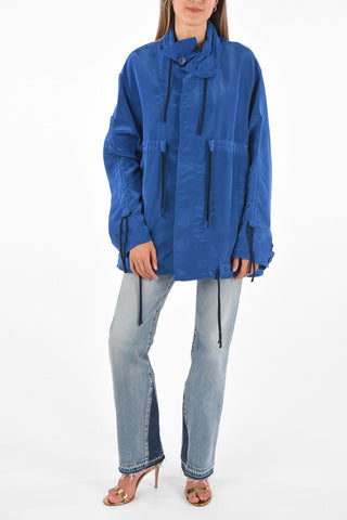 Drawstring Oversized Jacket 