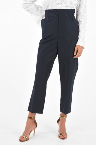 high-rise waist capri pants