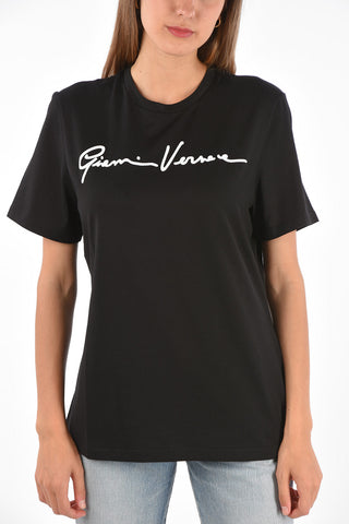 Logo Embroidered Crew-Neck T-Shirt