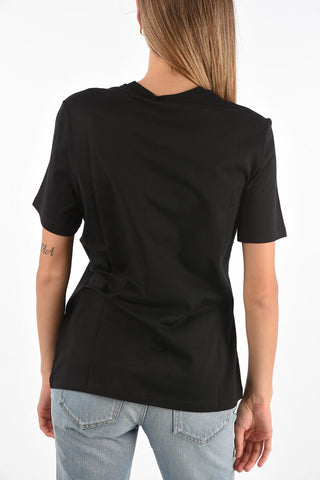 Logo Embroidered Crew-Neck T-Shirt