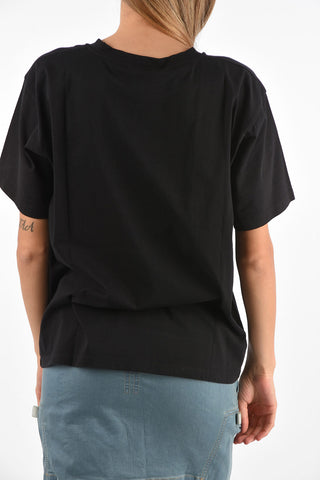 T-shirt Oversized con Stampa Frontale