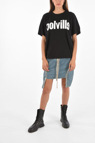 T-shirt Oversized con Stampa Frontale