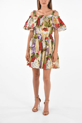 Floral Off Shoulder Mini Dress