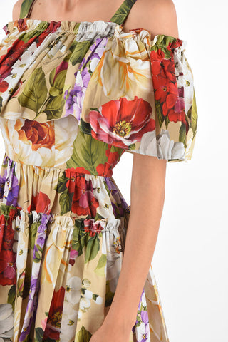 Floral Off Shoulder Mini Dress