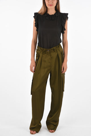 High Waist POLKA Cargo Pants