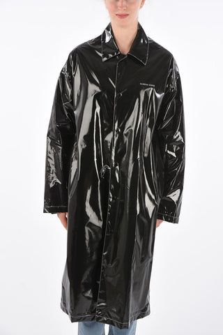  WHITE LINE  Coated Fabric Waterproof Trench