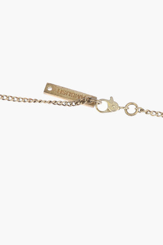 Silver CIG CASE Necklace with Cylinder-shaped Pendant