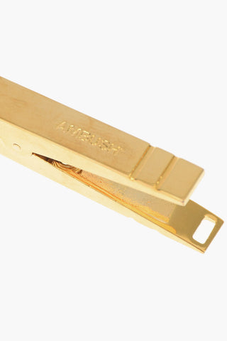 Gold-toned NOBO CLIP Single Earring in Clothespin Shape