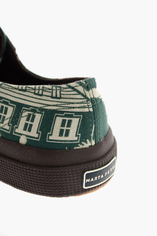 MARTA FERRI printed fabric Sneakers