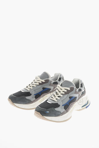 SIZEY sneakers SHARKY in pelle e tessuto