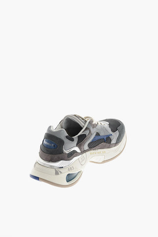 SIZEY sneakers SHARKY in pelle e tessuto