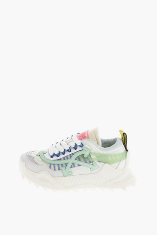 leather and fabric ODSY 1000 sneakers
