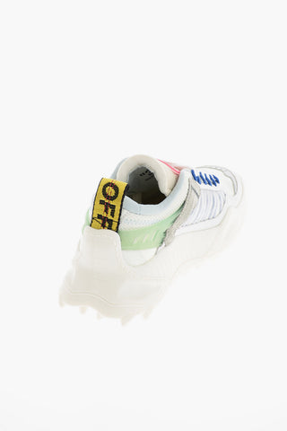 leather and fabric ODSY 1000 sneakers