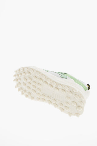 leather and fabric ODSY 1000 sneakers