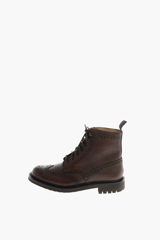 Stivaletti Derby brogue MC FARLANE in pelle