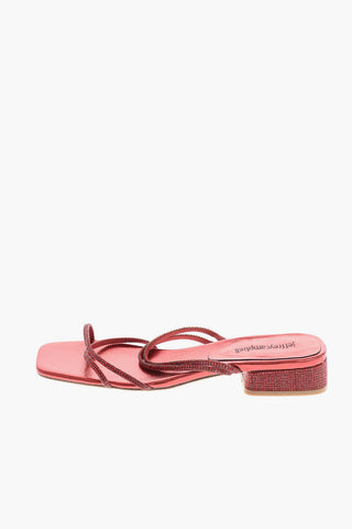 Sandali ADALIA in pelle con strass