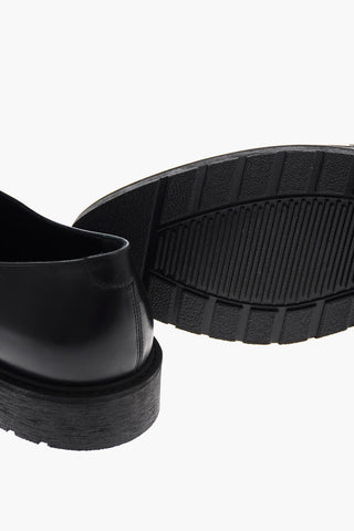Scarpe Monk in pelle