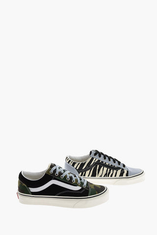 printed fabric STYLE 36 MISMATCH sneakers