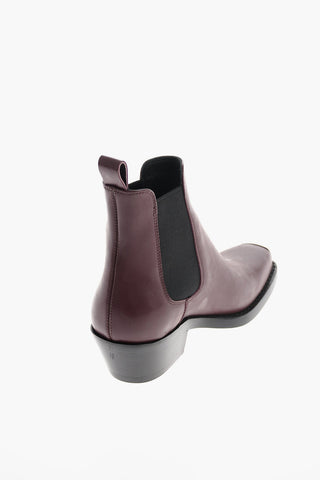 205W39NYC 5 cm leather Chelsea boots