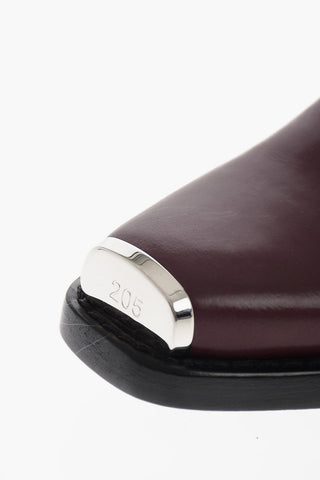 205W39NYC 5 cm leather Chelsea boots