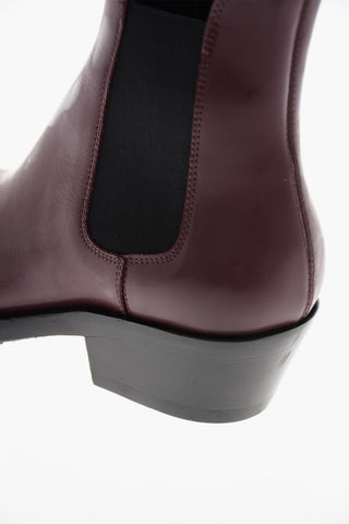205W39NYC 5 cm leather Chelsea boots
