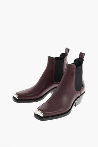 205W39NYC 5 cm leather Chelsea boots