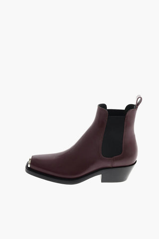 205W39NYC 5 cm leather Chelsea boots