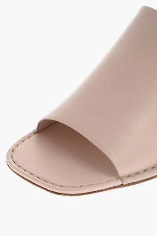 Mules in pelle 5 cm