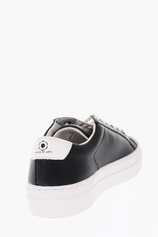 All Overs Embroidered Flamingos leather VICTORIA Sneakers