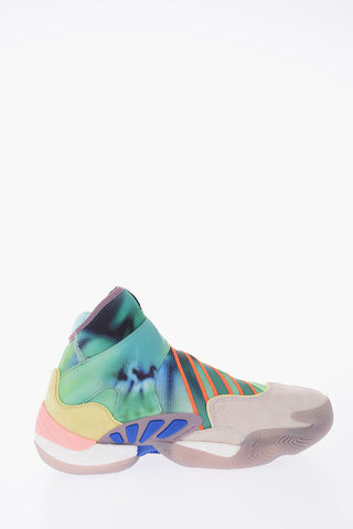 PHARRELL WILLIAMS  fabric and leather PW 0 TO 60 High-top Sneakers
