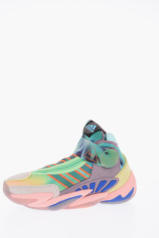 PHARRELL WILLIAMS  fabric and leather PW 0 TO 60 High-top Sneakers
