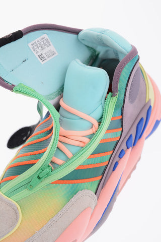 PHARRELL WILLIAMS  fabric and leather PW 0 TO 60 High-top Sneakers