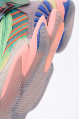 PHARRELL WILLIAMS  fabric and leather PW 0 TO 60 High-top Sneakers