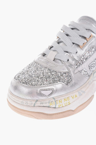 SIZEY leather glitter DRAKED Sneakers