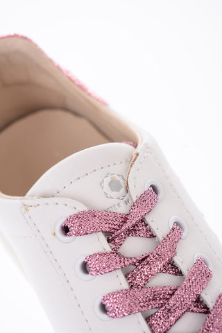All Overs Embroidered Flamingos leather ACTIVE Sneakers