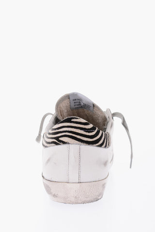 leather vintage effect SUPERSTAR Sneakers