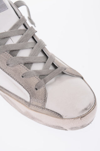 leather vintage effect SUPERSTAR Sneakers