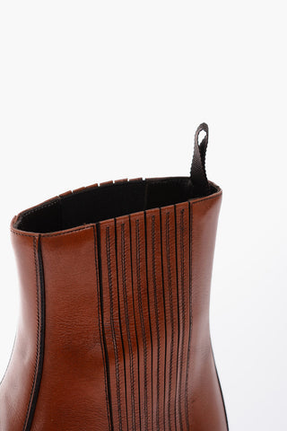 leather JACNO SHINY Chelsea boots