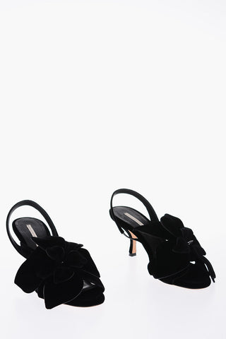 9cm Velvet Sandals